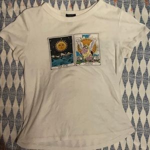 White Rue 21 tarot card shirt